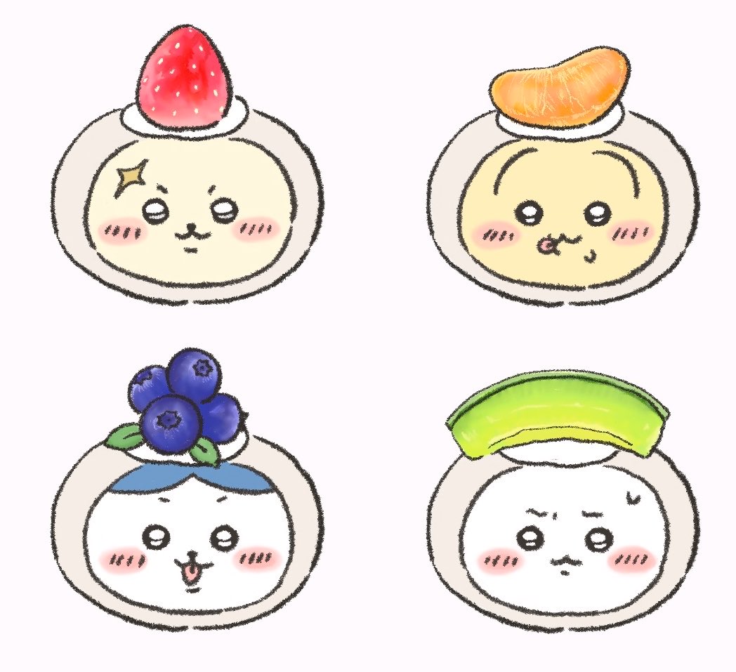 usagggi0's tweet photo. 과일찹쌀떡 모듬🍓🍊🫐🍈 https://t.co/UbkgfcySaM
