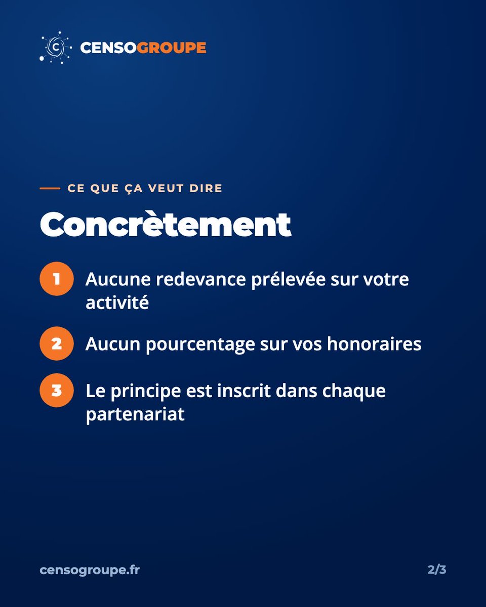 CensoGroupe's tweet photo. 0 €. C'est ce que nous prélevons sur vos honoraires, quel que soit votre volume d'actes.

Pas de redevance sur les actes.
Pas de pourcentage sur les honoraires.

https://t.co/zcAuJr8Ffm https://t.co/BPTbactz4y