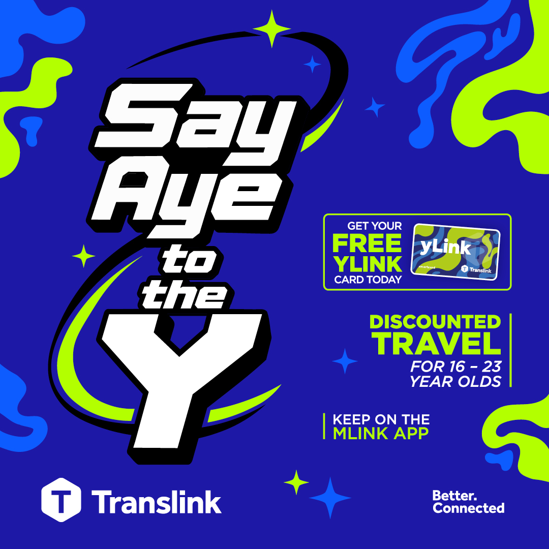 Translink_NI's tweet photo. Say Aye to the Y!

Age 16 – 23? Get your FREE yLink card today.

Enjoy discounted travel across NI, plus exclusive offers from popular brands.

Even better - Keep your yLink card on the mLink app for easy travel, wherever you're headed.

Apply today 👉 https://t.co/paiwbJ2qNy https://t.co/zdGscN2rrc