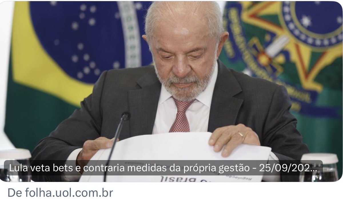 silvio_matias's tweet photo. LULA liberou as bets e agora proibiu as bets! E o culpado é o Bolsonaro!
Dia 04 de outubro: FORA LULA! https://t.co/kdgNbaz3bG