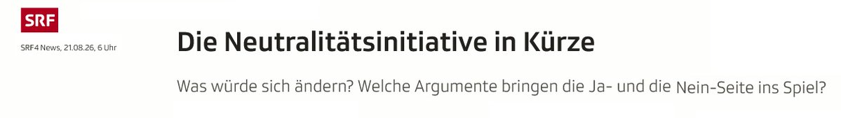 NotizBox's tweet photo. Polis

In der Schweiz wird Neutralitätsinitiative abgestimmt.

Die Abstimmung reduziert sich auf ein Pro/Kontra: 'solidarisch sein: Ja oder Nein'

Diese und manch andere Polarisierung verhindert viel zu oft die Frage und Aufgabe: 'wie gelingt Solidarität?' https://t.co/4WmdTi8clg https://t.co/OnGBlfU3rA