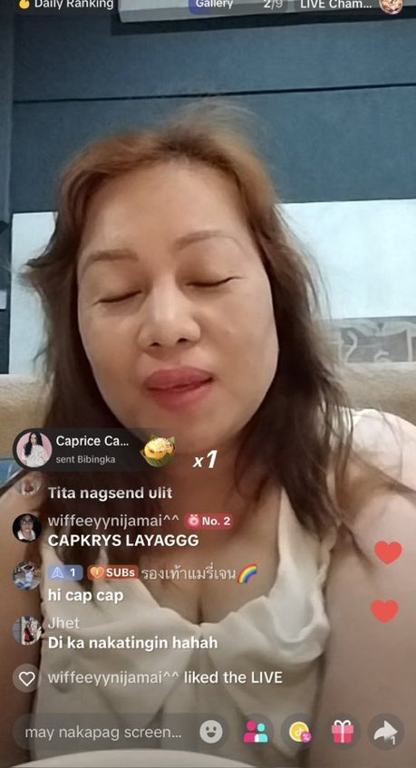 kryzrei_'s tweet photo. jusko po si caprice nakuha pa magpalakas kay tita lorie, ginamitan pa talaga ng bibingka nya https://t.co/2Gc2UggUpT