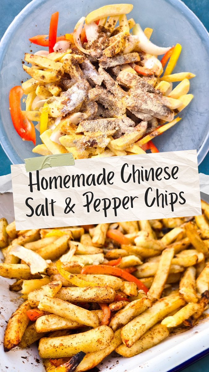 tinnedtoms's tweet photo. ❤️ NEW RECIPE ALERT ⭐️ and I nearly forgot to share it with you. It's homemade Chinese Salt and Pepper Chips made with oven chips. 
https://t.co/rVYVuempSo
🫑 You can go heavier on the veg if you like 🧅 and add 🌶 chiili flakes, powder or slices of jalapeños for heat. https://t.co/sqkO4Hunlu