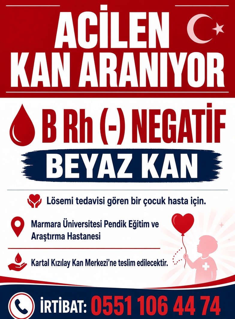 _UrVeKa_'s tweet photo. 🔴 Çok Acil 🔴 
 
Lösemi hastası bir ÇOCUK için çok acil kana ihtiyaç var lütfen paylaşalım çok acil dediler 

Marmara Üniversitesi Pendik Eğitim ve Araştırma Hastanesi'nde lösemi tedavisi gören bir çocuk hasta için Kartal Kızılay Kan Merkezi'ne verilmek üzere ACİLEN B Rh (-) negatif beyaz kan aranıyor! 

İletişim: 0551 106 44 74