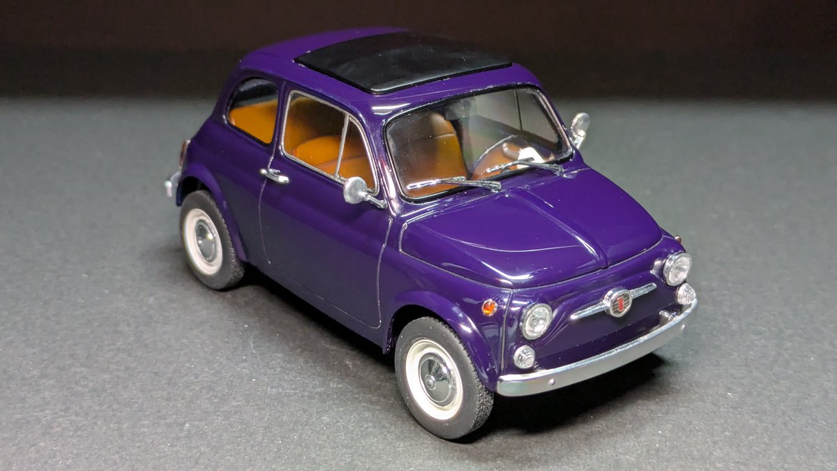 toroturbo's tweet photo. FIAT500F完成しました😊

#FIAT
#タミヤ https://t.co/kWCIGGiNnU