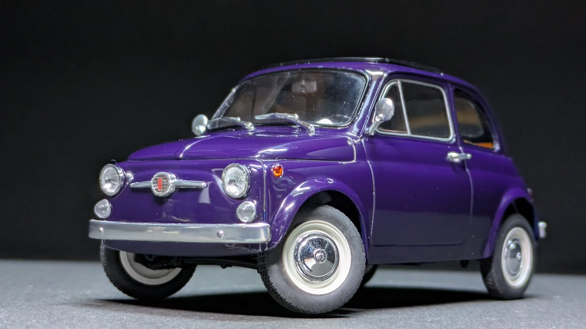 toroturbo's tweet photo. FIAT500F完成しました😊

#FIAT
#タミヤ https://t.co/kWCIGGiNnU