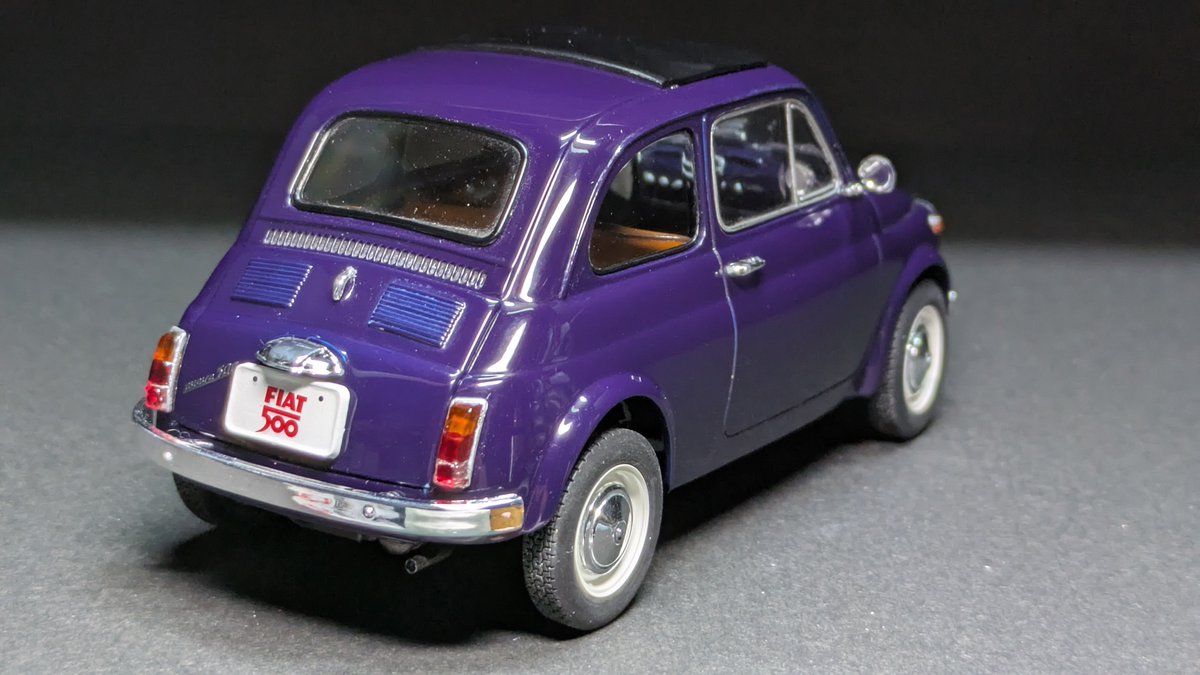 toroturbo's tweet photo. FIAT500F完成しました😊

#FIAT
#タミヤ https://t.co/kWCIGGiNnU