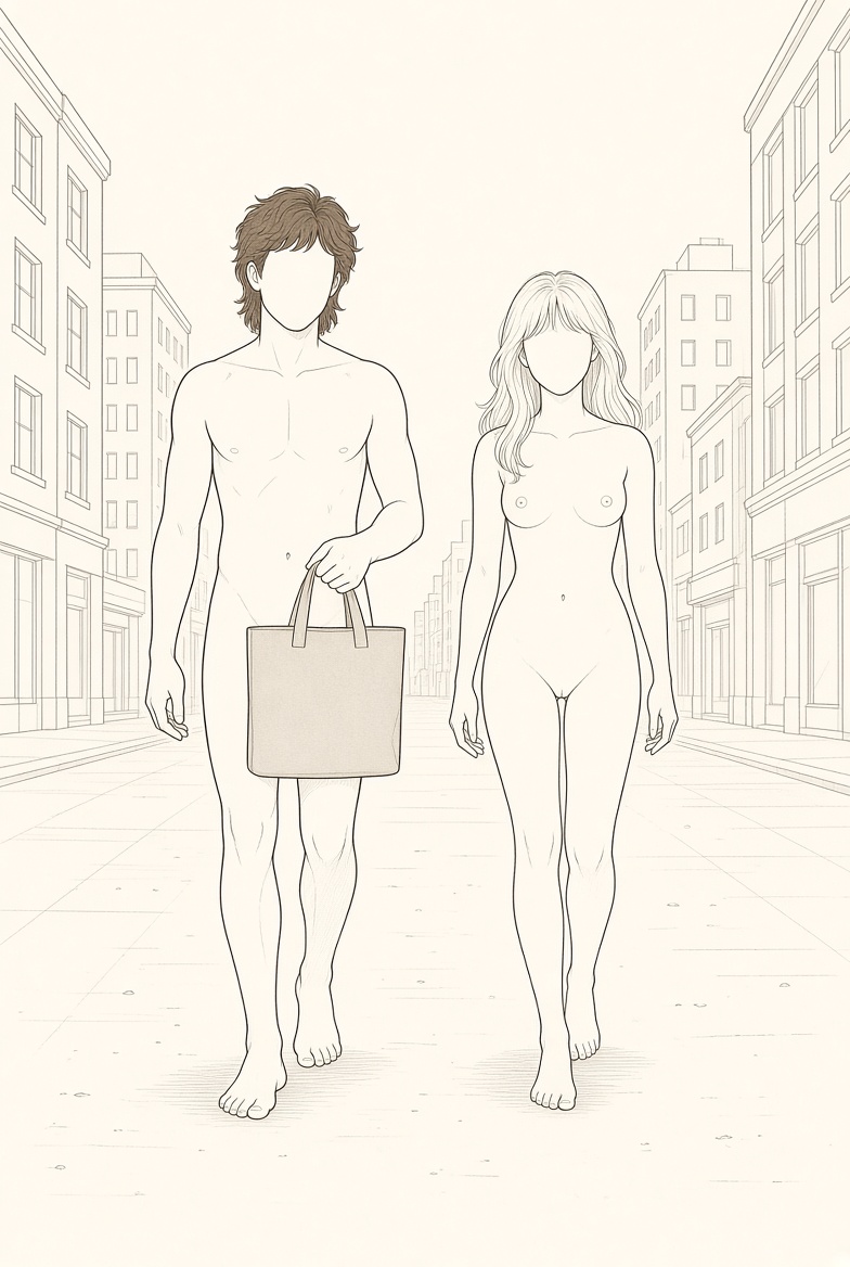 Nnp_studio's tweet photo. Same street as everyone else.
ordinary bodies. ordinary days.
we draw people doing nothing special, with nothing on.
illustrated ordinary life, undressed
#NakedNormalPeople #NormalizeNudity #NudeIsNormal #EverydayBodies #BodyPositivity #IllustratedNude #CityLife https://t.co/wqIHTVkcxn