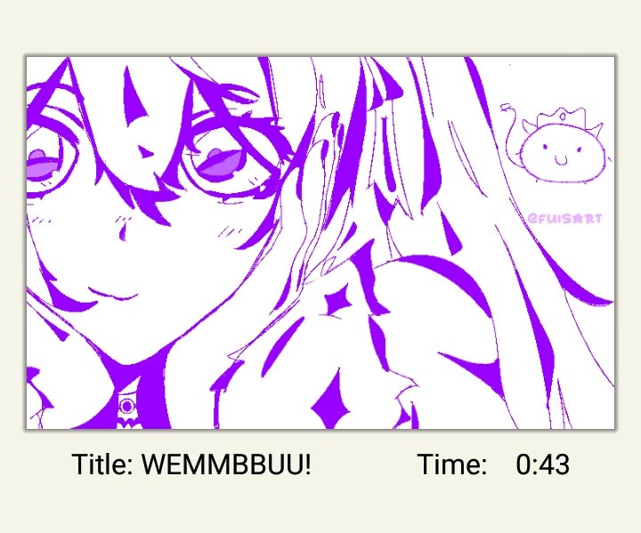 fuisart's tweet photo. Awwhhh so cutee!!! WEMMBUUUUH PURPLE BLOBBB :]] it's been awhile lol! 
#twitter #unstablesmp #wemmbu #artmoots #art https://t.co/ynzYhGTpIN