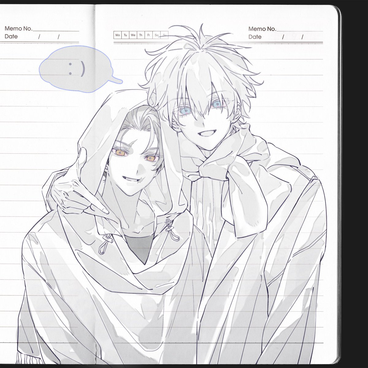 ymz0107's tweet photo. 🧡🩵❄️#goyuu #五悠 https://t.co/7xzKYZGyu6