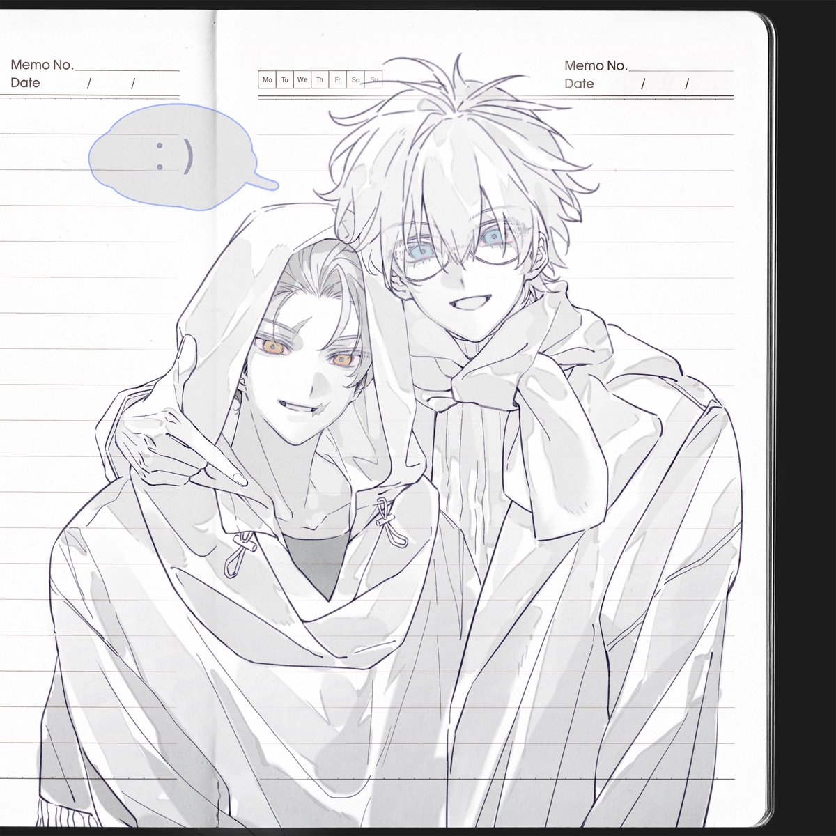 ymz0107's tweet photo. 🧡🩵❄️#goyuu #五悠 https://t.co/7xzKYZGyu6