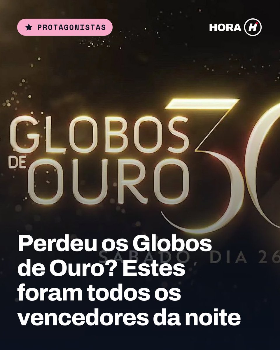 ahorahnoticias's tweet photo. Nuno Markl, Carminho, Joana Marques, José Condessa e Rosa Mota estão entre os distinguidos nos Globos de Ouro 2026. Veja a lista completa de vencedores.
👉 Leia mais aqui https://t.co/CsrZ1bB8ak
#GlobosDeOuro #GlobosDeOuro2026 #NunoMarkl #SIC #Cultura https://t.co/PCJACh8yEg