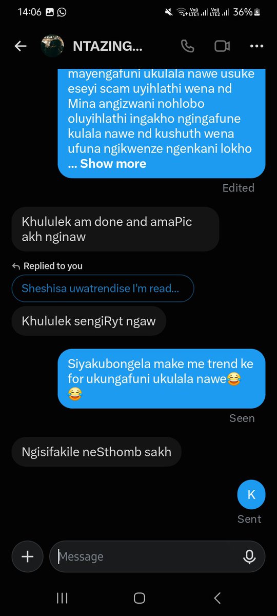 Angel54429's tweet photo. Uryt lomuntu manibheka😂😂upost umuntu uthi uyiscam ngoba engavumanga ukulala nawe 😂🚮 https://t.co/jXF14nPMfu