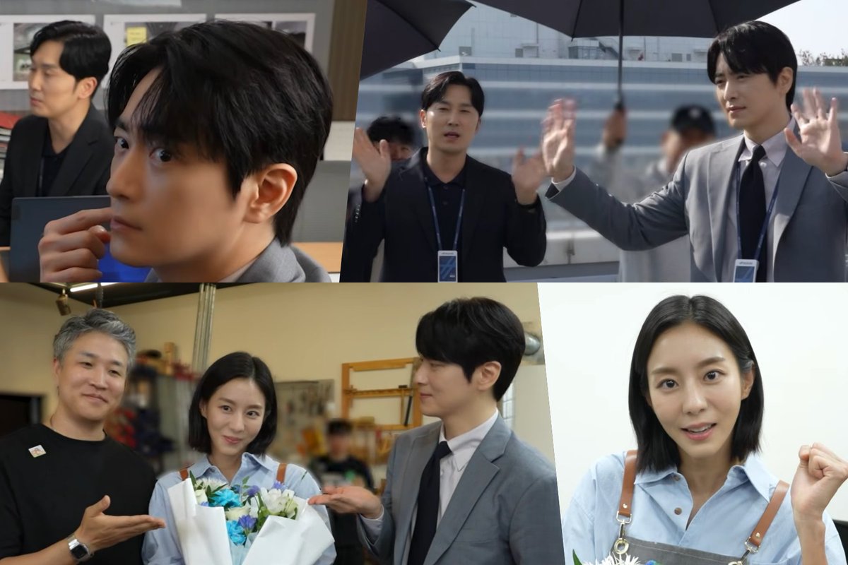 soompi's tweet photo. WATCH: #LeeJunHyuk, #SeoHyunWoo, #Uie, And More Energize The Set Of "#TheOrdinaryJackpot"
https://t.co/swy1m9Ufq3 https://t.co/2ohOye1K0e