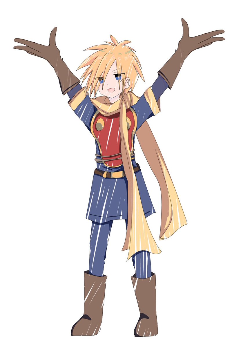 nimo_716's tweet photo. これうろ覚えで描いたロビンとイワンは結構似てるんだよね(イワンはズボンの色違うけど) https://t.co/vbWeLfiSWr