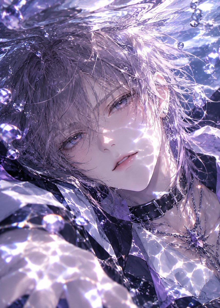 RimaAILab's tweet photo. ChatGPTの画像生成テンプレ「水中」というもので
なんとなく前回の画像を試しに沈めてみたら
水と光の表現がめっちゃ綺麗すぎてびびってる

#AIイラスト #AIアート https://t.co/N8Aq2DfqEO