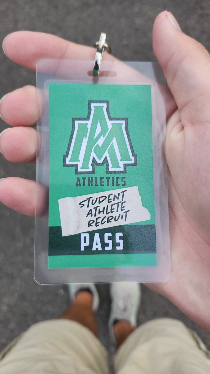 ConnorMoore2028's tweet photo. Great gameday visit @WeevilFootball! Thank you @CoachTorrain for the invite! Excited to see the first win in the  @CoachGGoff era! @BaptistPrep_FB https://t.co/4ouJW3HclR