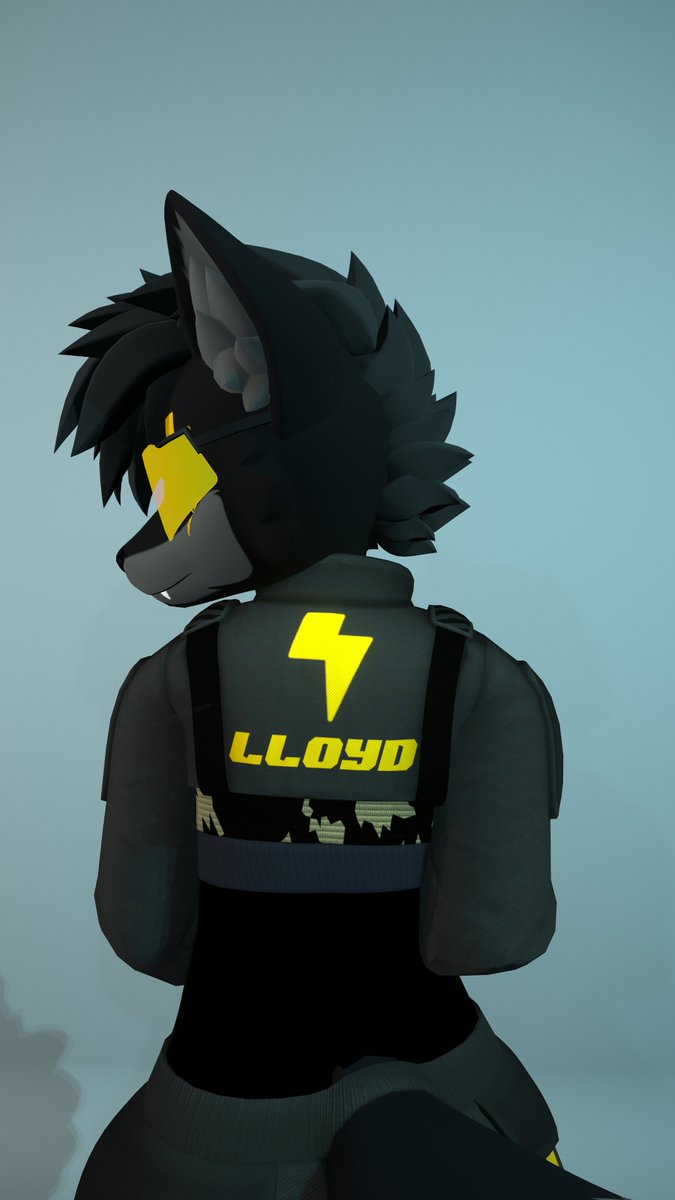 LloydKrypton's tweet photo. I finally pretty much finished my very first avatar. I learned Unity, Blender along with substance painter, and designed an outfit all within 2 weeks.

What do you all think?

#vrc #vrcfurry #vrcavatar #Mayu #MayuHuskyEdit https://t.co/Uo5P51dhYp