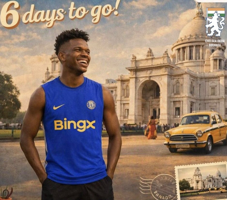 CISCKolkata's tweet photo. Dekha hoche to tahole
3 tarik Yubabharati te
Estavao asche r apni !
#Chelsea #Cfc #ChelseaIndia #Cisck #IndiavsBrazil https://t.co/MyraswwtB5
