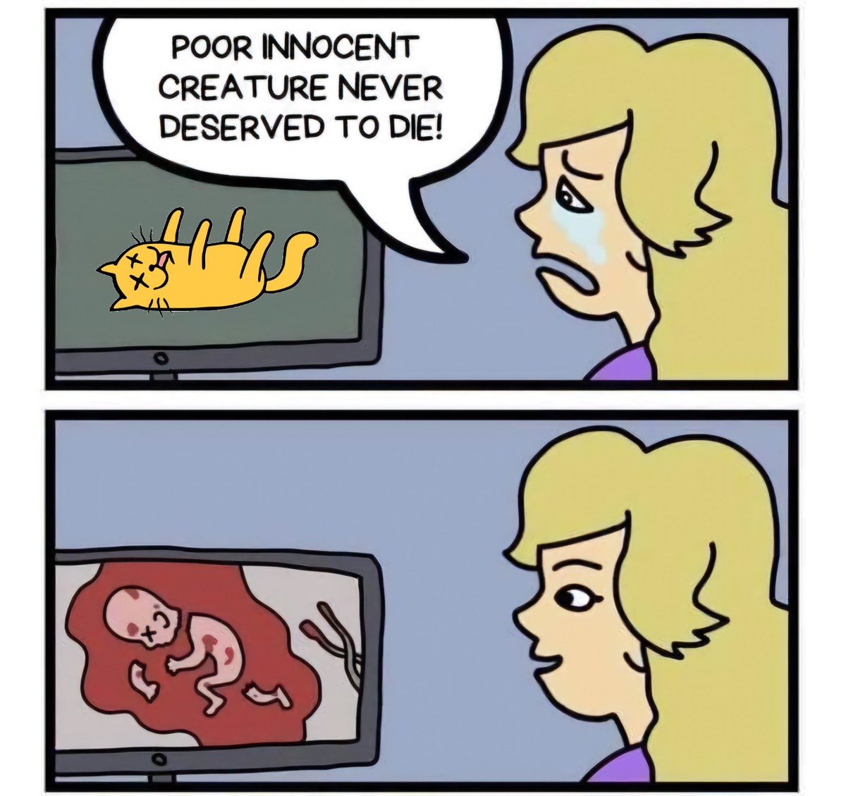 BryanKemper's tweet photo. Pro-aborts be like… https://t.co/csFHlvjtdN