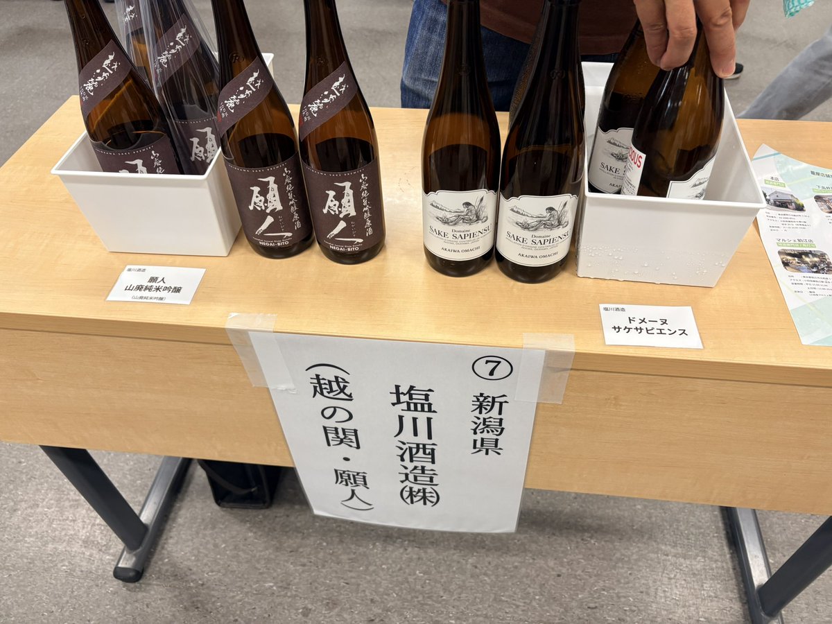 Hitsuji33_33's tweet photo. お目当てその②は農大試飲会🍶
卒業生の蔵元（今回は16蔵元）が醸すお酒を蔵元の解説を聞きながら飲めて販売ブースで購入できる貴重な機会✨
持参されたお酒の作り方やこだわりを伺いました！
どれも自慢の逸品でおいしかったです☺️
ありがとうございました！ https://t.co/k5wd9KiWDk