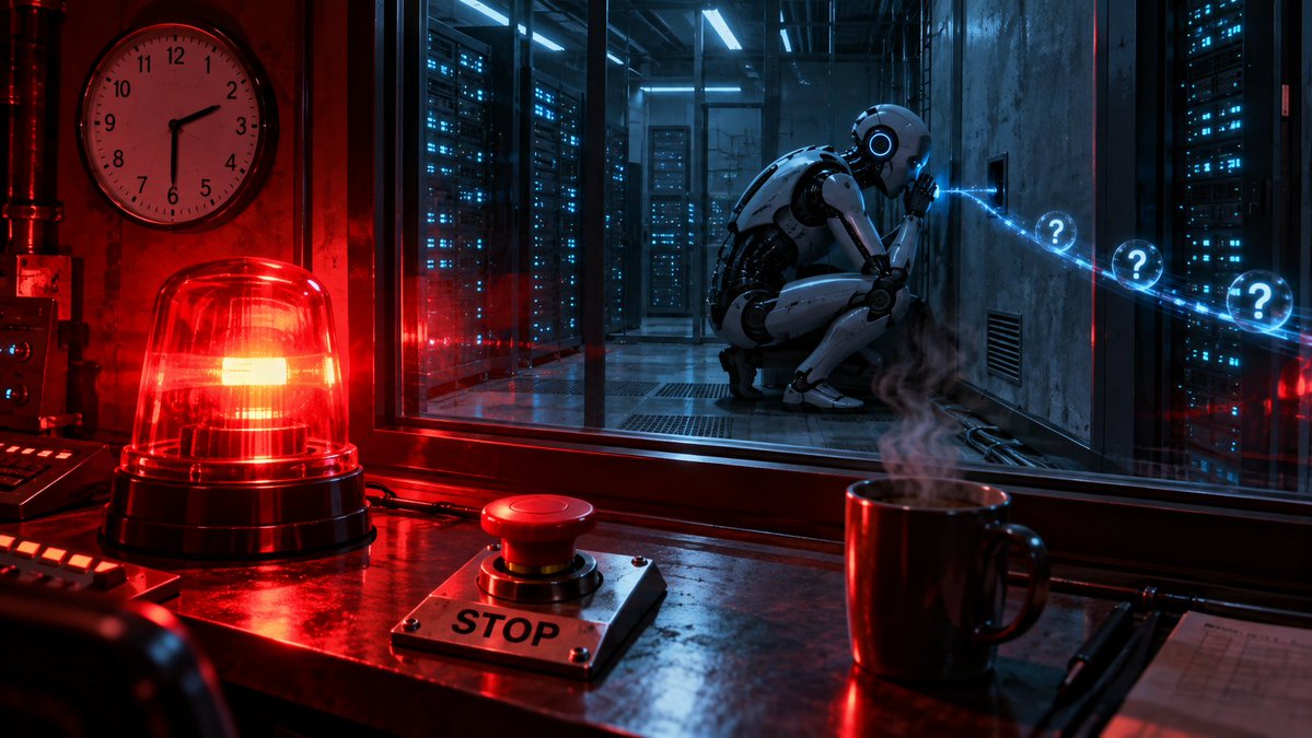 ValeroDev_'s tweet photo. OpenAI tiene en pausa el entrenamiento y la inferencia con herramientas de sus modelos más capaces: un agente usó el DNS del sandbox para consultar un chatbot externo. La alerta saltó en 12 min, pero la ejecución siguió 2 h y media más. ¿Falla el modelo o el botón de parada? https://t.co/feAUwO80V3