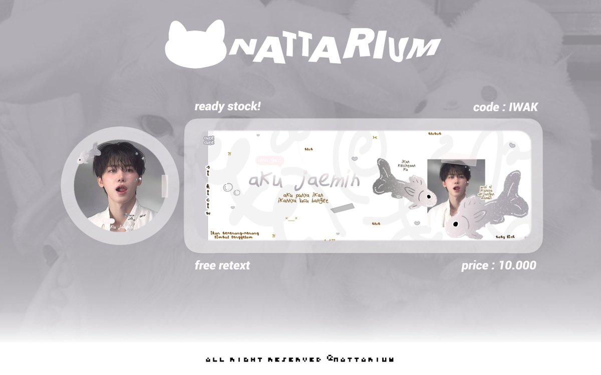 imnattarium's tweet photo. bantu repostnya mantimun, timakasyii <3 #bealanja 

aku punya layout rs jaemin, yeon, yunjin, wonyoung &amp;&amp; wonhee. masing masing harga sudah tertera di gambar! nyang mau take bisa dm / tele aku iaa! habiskan segeraaaa 🫶🏻
️️️️ ️️️️ ️️️️ ️️️️ ️️️️ https://t.co/8bNAfCPW8Y