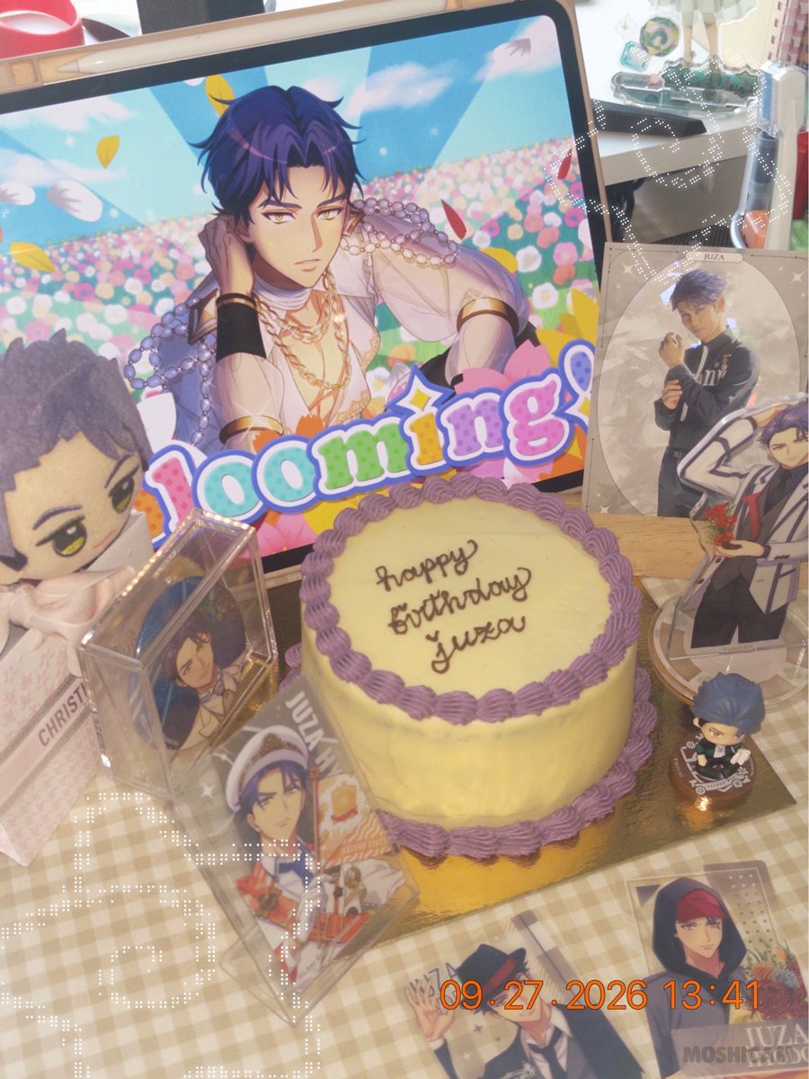 muniiibunnyy's tweet photo. Happy Birthday Juza 🩶💜

First time making a cake for my oshi 🥹🎂

#兵頭十座生誔祭2026 
#兵頭十座生誔祭2026 https://t.co/Oiotm8MCwQ
