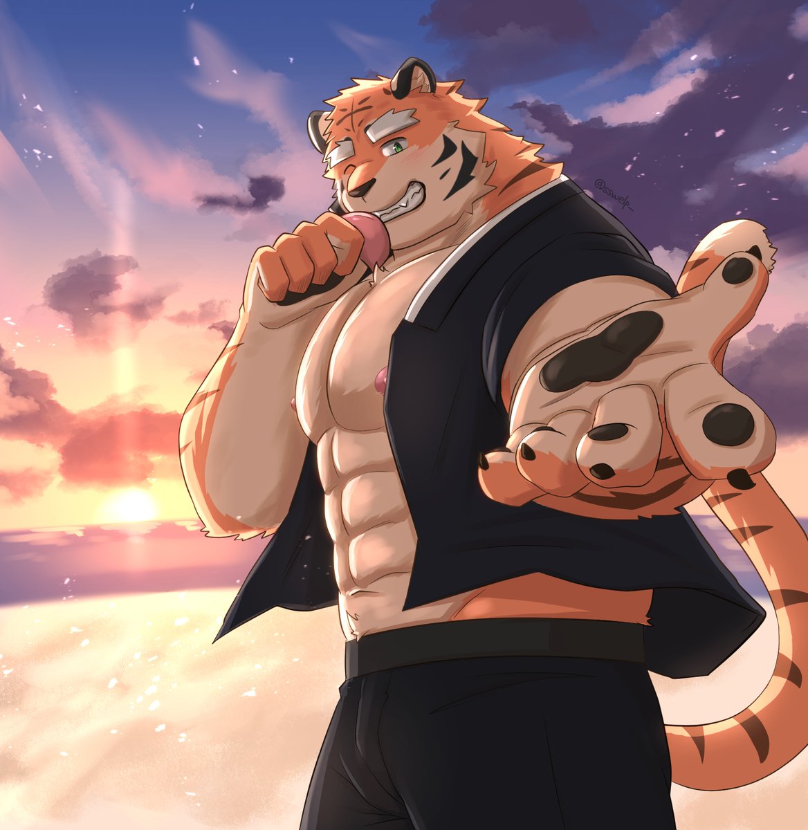 sswelp_'s tweet photo. #furryartㅤㅤㅤ 
추석 연휴 끝남.. https://t.co/BRAkZ53Drd