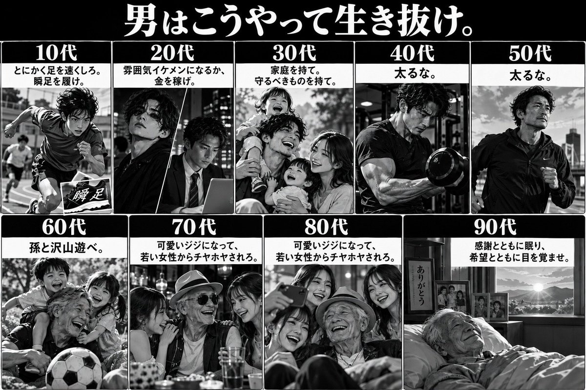 tachibana_kz's tweet photo. 全ての男へ。こうやって生き抜け。 https://t.co/I6NXbQD74w