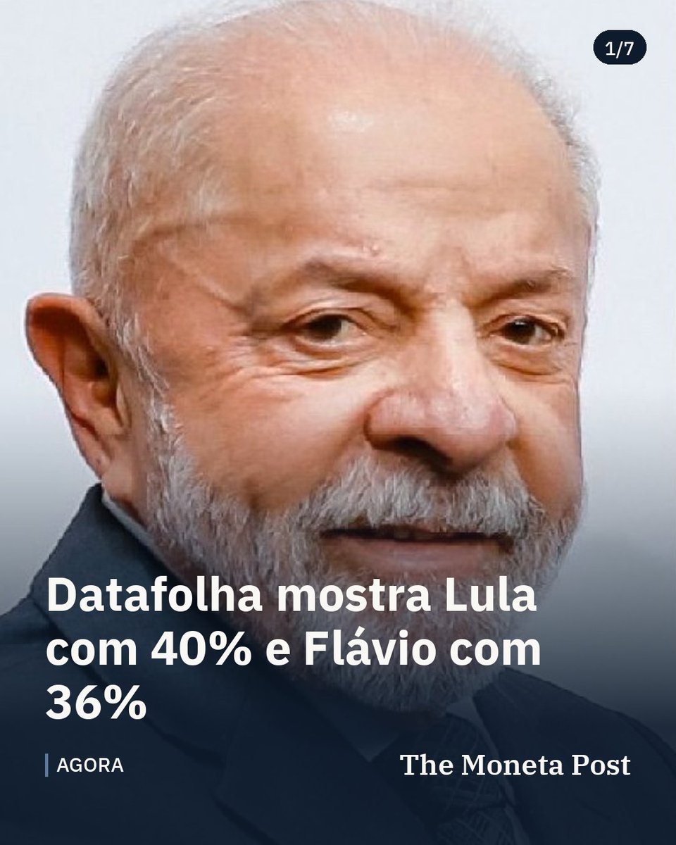 MonetaPostbr's tweet photo. Datafolha mostra Lula com 40% e Flávio com 36%

A uma semana do primeiro turno de 4 de outubro, pesquisas indicam disputa apertada, rejeições semelhantes e estratégias distintas na reta final.

#noticias #agora #eleicoes2026 https://t.co/CkICervkD6