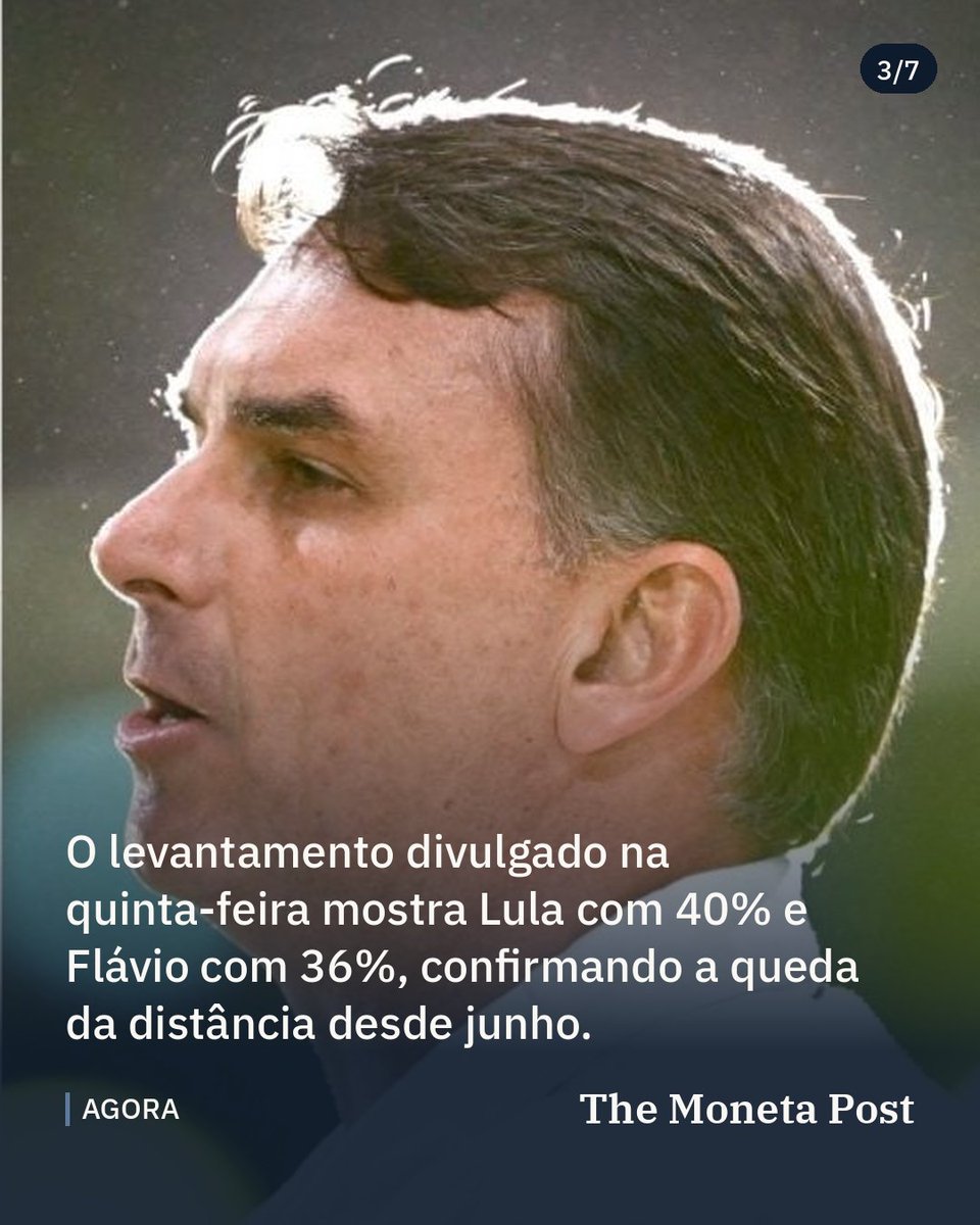 MonetaPostbr's tweet photo. Datafolha mostra Lula com 40% e Flávio com 36%

A uma semana do primeiro turno de 4 de outubro, pesquisas indicam disputa apertada, rejeições semelhantes e estratégias distintas na reta final.

#noticias #agora #eleicoes2026 https://t.co/CkICervkD6