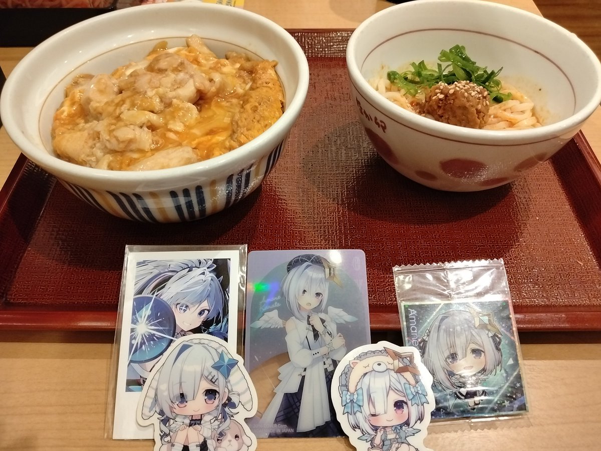 arsar1109's tweet photo. 仕事終わりです。
明日から学校です。
今日はなか卯たべた
 #天界学園飯テロ部
 #へい民なか卯報告 https://t.co/Ejyjb8j7yv
