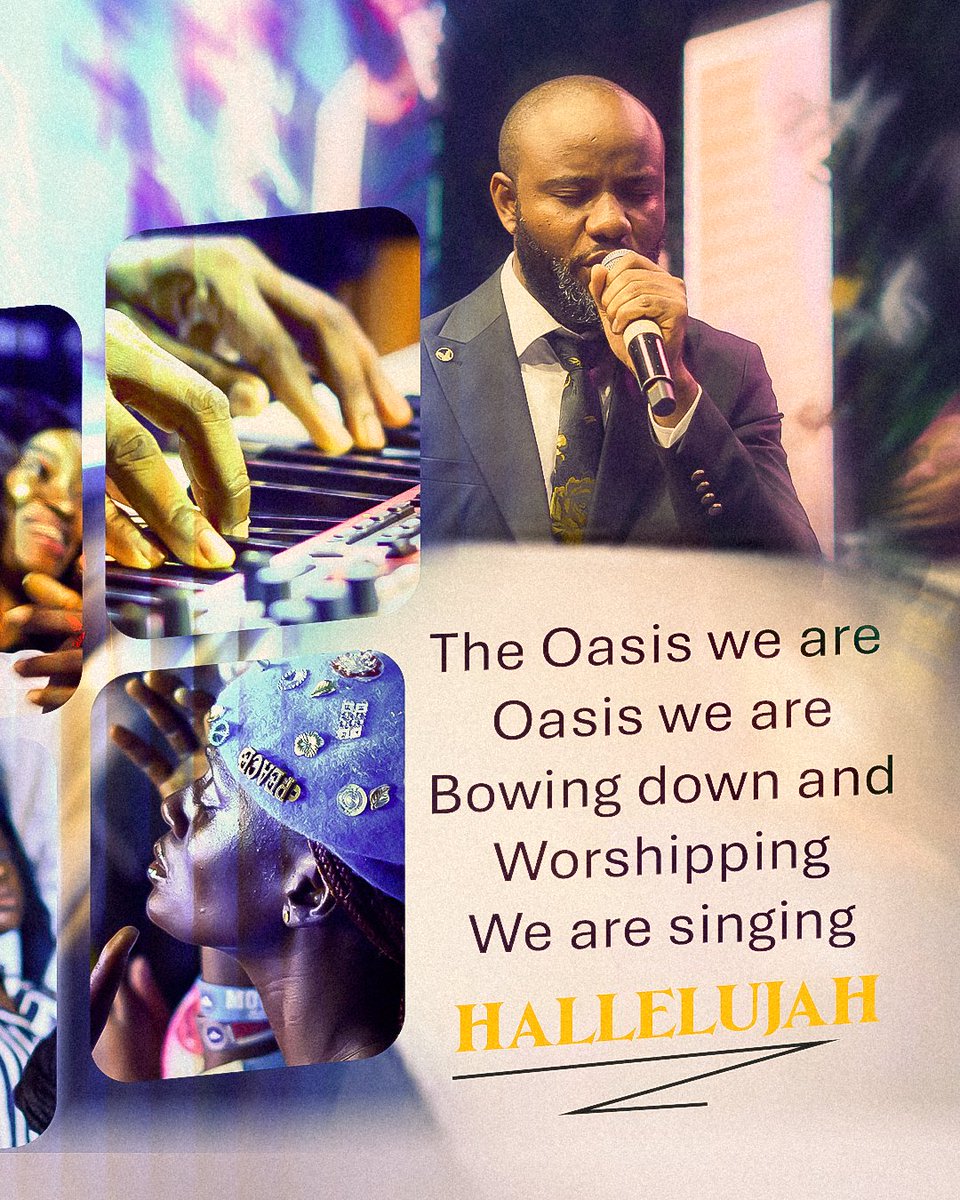theoasislagos's tweet photo. 🎶 Before the Lord our God, we’ve come to bow. 🙌🏽

Halle, halle, hallelujah! ❤️‍🔥

He alone is worthy!

#TheOasisLagos #sundayservice #worship https://t.co/xpdL2plcOO