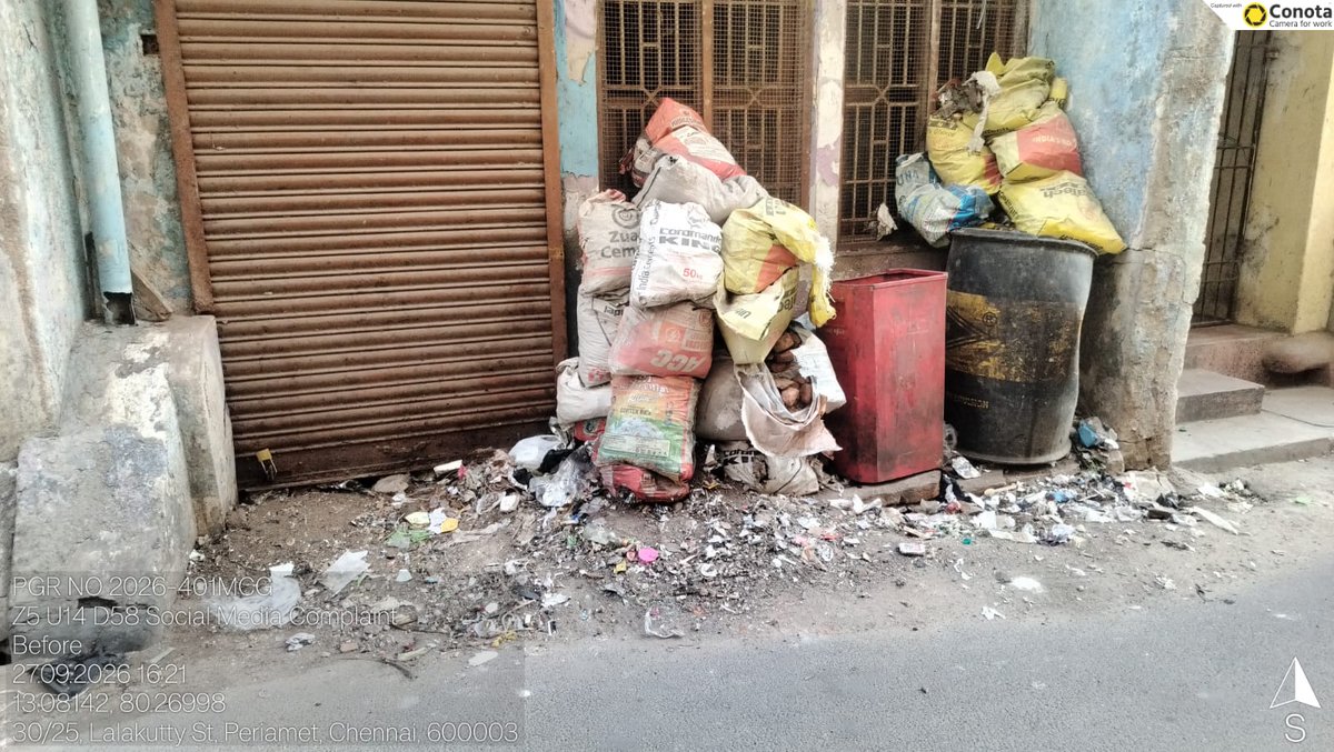 chennaicorp's tweet photo. @chris_9702 Vanakkam #Chennaiite
The debris has been removed from the reported site. Thanks for writing to us. https://t.co/I4cexNzCJ2