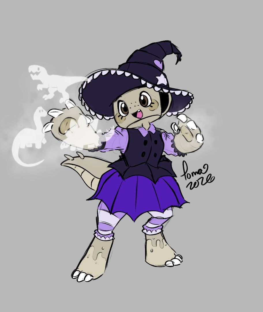 Tomahachi12's tweet photo. Ready to get spooky 🎃
also I want that fukin skin for Vee so bad lol
#dandysworld https://t.co/A5FrUoZmtV