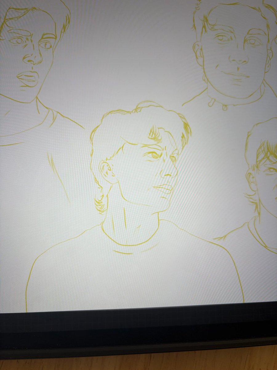 danilomolover's tweet photo. He escogido a Ferran para practicar expresiones sabiendo bien que lo único que voy a practicar es pelo…

¿Para que quiero enemigos cuando me tengo a mí misma?

(Fotico del lineart porque si os enseño los mil garabatos que he hecho, no se ve a Ferran ni a nadie) https://t.co/wdptKhMZRC