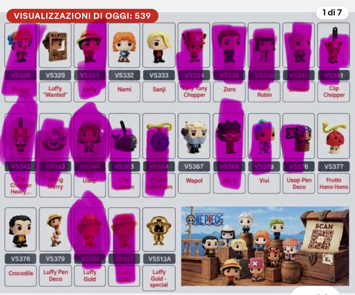 frozenHeartS91's tweet photo. La butto la .. se qualcuno ha doppioni di quelli non cerchiati e me li vuole donare mi farebbe felicissima
Ho appena comprato sei ovetti e sei doppioni 😭
#kinderjoy https://t.co/KCkCGmpqgI