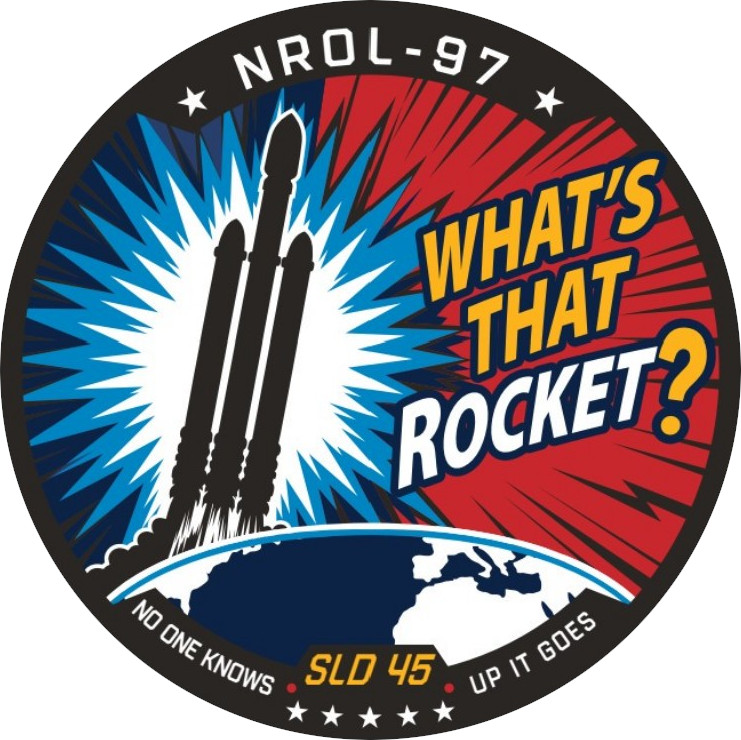 ticklestuffyo's tweet photo. The USSF SLD45 1ROPS have released a Falcon Heavy NROL-97 PVC patch. It's available now for $19 from SPLC.

https://t.co/IsILs689pf https://t.co/f2TF1408Rs