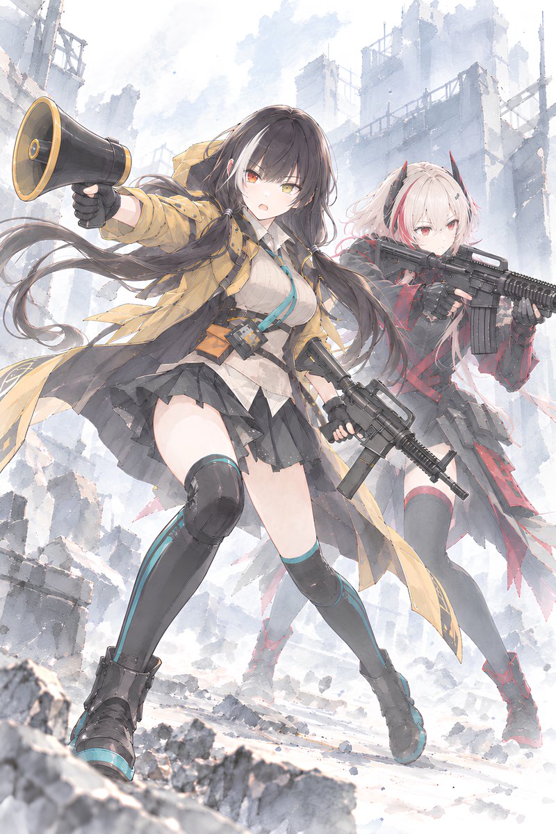 MikeNekoIT0521's tweet photo. ソップとロベラ
ドルフロ１の服装もいいよね
#ドルフロ #ドルフロ２ #GirlsFrontline2Exilium https://t.co/f3y0FwBtnk
