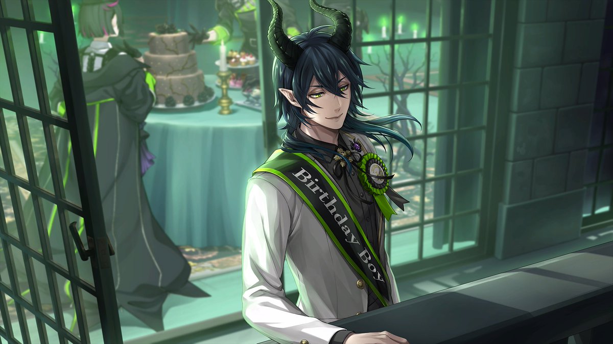 hourly_vanrouge's tweet photo. Malleus SSR 🦇✯‧･ﾟ Birthday Boy (Groovy!) https://t.co/Et4CoeXCeW
