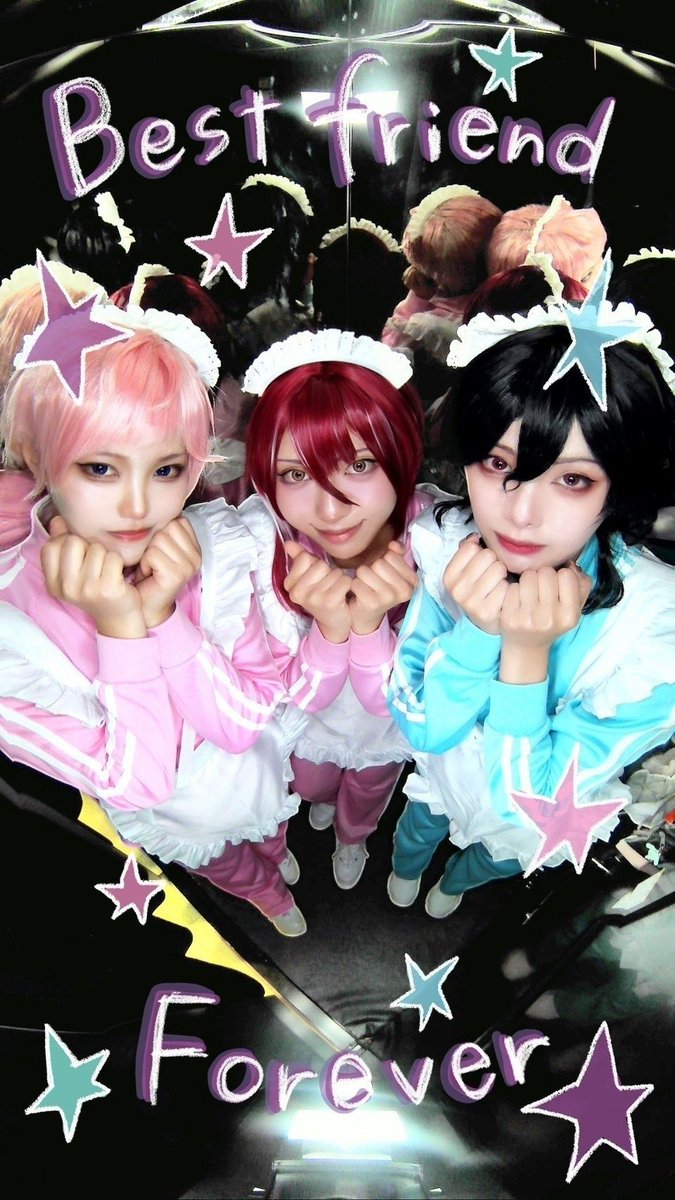 Banira_cos's tweet photo. 早速ジャジメ併せ出来て幸せ🩵🩷️
3人で遊べてめちゃめちゃ楽しかった〜❣️また遊ぼうね😻💕
𝓑𝓮𝓼𝓽 𝓕𝓻𝓲𝓮𝓷𝓭 𝓕𝓸𝓻𝓮𝓿𝓮𝓻＿＿＿🫶💕
 #コスモール https://t.co/4L7ZR1kKH9