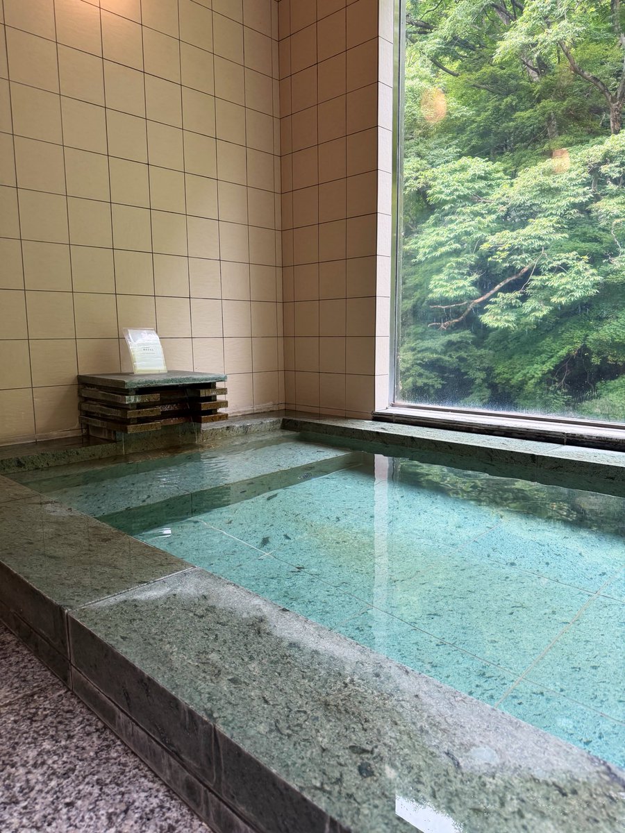 onsen_mami's tweet photo. 磐梯熱海温泉 守田屋♨️の貸切風呂 川音の湯
3つある貸切風呂のうち、1番広い貸切風呂です!!!窓からは川が見えて、景色がとても綺麗ですし、寝湯として利用もできるので、ぼーっとするのに最適でした🌱
洗い場もあります🫧 https://t.co/bp9Y6qjDGb