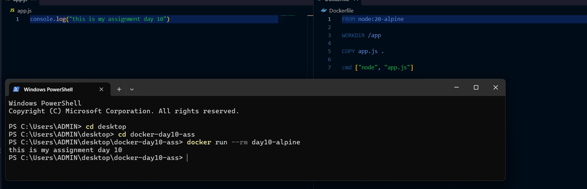 derkadd1o1's tweet photo. Day 10 🐳

Learned about Docker image size optimization.

Practiced:
• node:20 vs node:20-slim
• node:20-alpine
• Base image size
• Building and testing smaller images
• Image size vs compatibility
#100DaysOfDevOps #Docker #DevOps #LearningInPublic https://t.co/yHtilvt30W