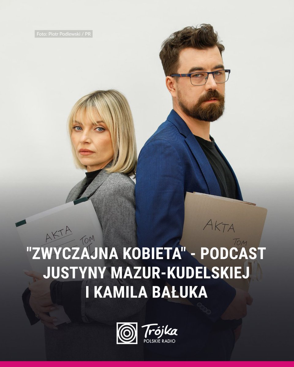 RadiowaTrojka's tweet photo. 🕵 Justyna Mazur-Kudelska i Kamil Bałuk przygotowali dla Trójki autorski podcast true crime „Zwyczajna kobieta”. To efekt śledztwa w niewyjaśnionej sprawie sprzed ponad czterech dekad. Na pierwszy odcinek zapraszamy 30 września na naszą antenę!

https://t.co/FM6G89lVvo https://t.co/Ob8FZChpIM