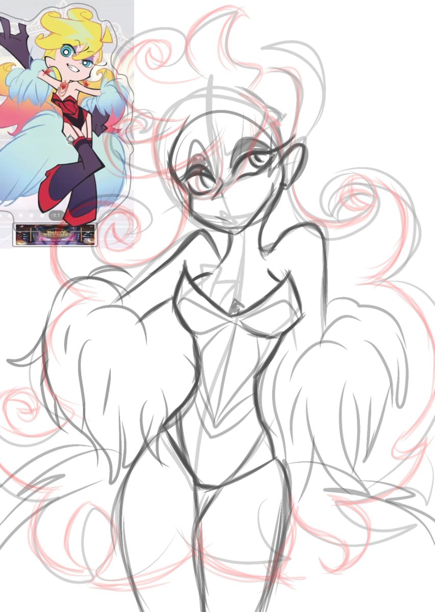 m4n0j0's tweet photo. Es posta que el boceto se ve hermoso mientras el lineart es un wtf rotundo 😭 https://t.co/B8cCulkl7Z