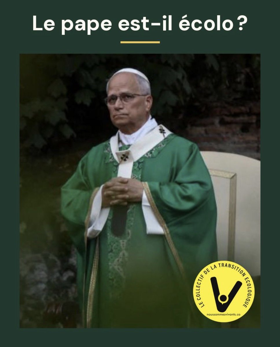 jeremydumont's tweet photo. Le pape Léon XIV est-il écolo ? De l’écologie intégrale à la régénération du vivant https://t.co/XEyi8z0JgS https://t.co/3qmF0B8Ynf