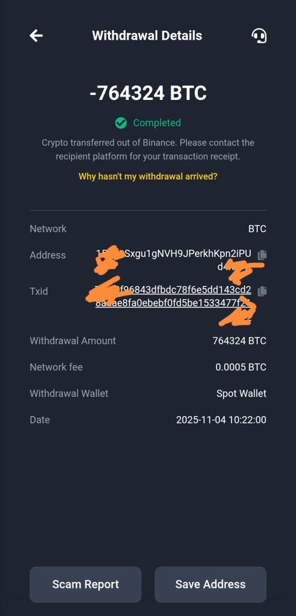 Coachmalaikah's tweet photo. 04/11/2025 at 10:22 Am successfully withdrawn and received my first profit for the month of NOVEMBER smoothly into BINANCE . $764, 324 USD 🎊🎉

Congratulations to all the winning teams 🎉🎊💐🍾
#TeamAlpha💹💱
#TeamCryptocurrency💹💱

SEND A DIRECT MESSAGE FOR GUIDANCE 📩📩📩 https://t.co/p69N7vwO1F