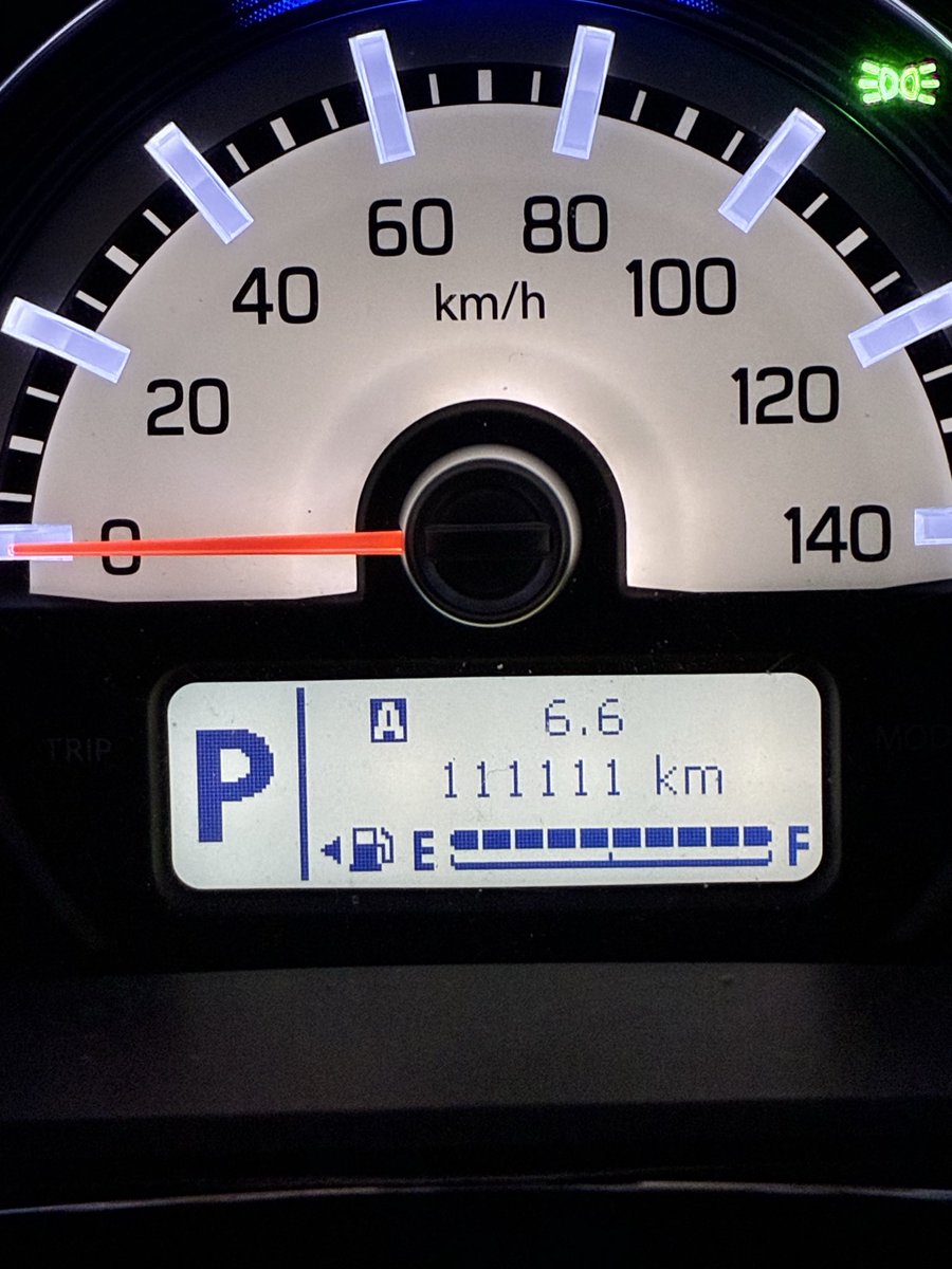 teramon777's tweet photo. ハスラー9年目で走行距離111111キロ達成！
#スズキ
#ハスラー https://t.co/uvC5gzPiGC
