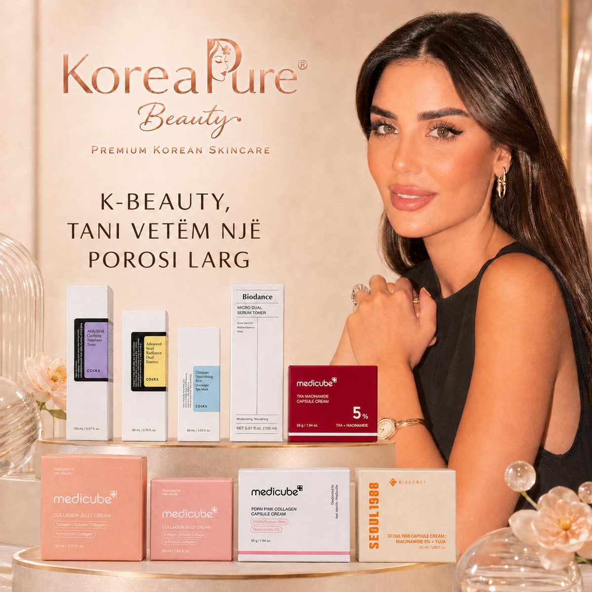 miajohnsoncqsit's tweet photo. K-beauty is now just one order away! Discover our curated selection from COSRX, Medicube, Biodance, and K-SECRET for intense hydration, radiant skin, clearer pores, and a more even complexion. From AHA/BHA and snail essences to collagen, PDRN, https://t.co/Lq37OFzIhY